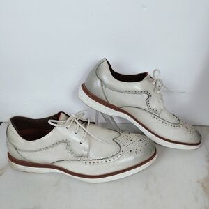 Stacy Adams Men's Wingtip Leather Oxford Dress Shoes, Ice, Sz 12